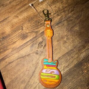 NWT Portland Leather Austin Store exclusive ATX keychain bag charm